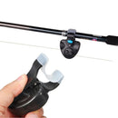YOLO Fishing Alarm with LED Light Loud Sound Fish Bell Clip-On for Rod Fishing Tackle Accessories