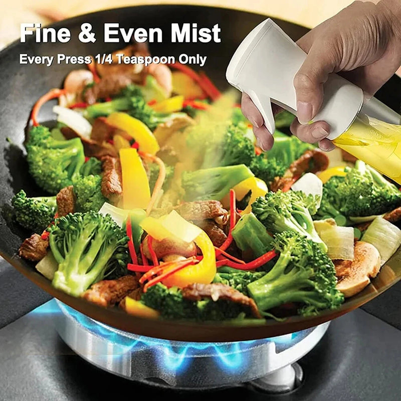 200ml Oil Dispenser Spray Bottle Oil Sprayer Bottle Home Kitchen Oil Dispenser BBQ Vinegar Sauce Sprayer Bottle Press Oil Spray Bottle BBQ Olive Oil Spray Bottle