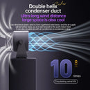Digital Display High Speed Turbine Small Fan Desktop Small Electric Fan Type C Strong Wind Circulating Air 100 Steps Of Stepless Speed Adjustment