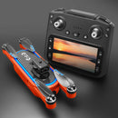 YLR/C S186 WiFi FPV with 5.9inch LCD Screen Controller HD Dual Camera Servo Gimbal 360 Obstacle Avoidance Brushless Foldable RC Drone Quadcopter RTF