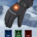 TENGOO Electric Heated Gloves Waterproof Winter Gloves Heated Ski Gloves Warm Touching Screen Gloves Keep Warm Outdoor Motorcycle Gloves Thermal Gloves Battery Heated Gloves