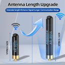 ABBREE AR805S Plus Handheld Radio Antenna 8cm SMA Female UV Dual Band 2.5dBi Gain Signal Enhancement Thumb Antenna