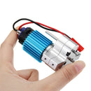 1PC Metal Transfer Gear Case w/370 Motor for WPL B-16 B-24 B-36 C24 JJRC Q60 Q61 4WD 6WD RC Car