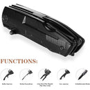 IPRee 9 in 1 Multi-functional Pliers EDC Screws Multi-head Combination Outdoor Portable Home Maintenance Folding Pliers Screwdriver Hand Tool Car Emergency Tool