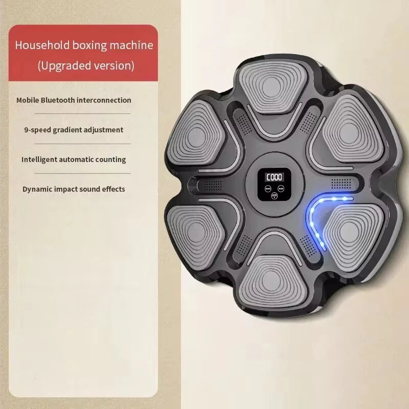 KALOAD Musical Boxing Sandbag Wall-mounted 6 Targets Smart LED Luminous Boxing Machine Adult Sports Training Equipment