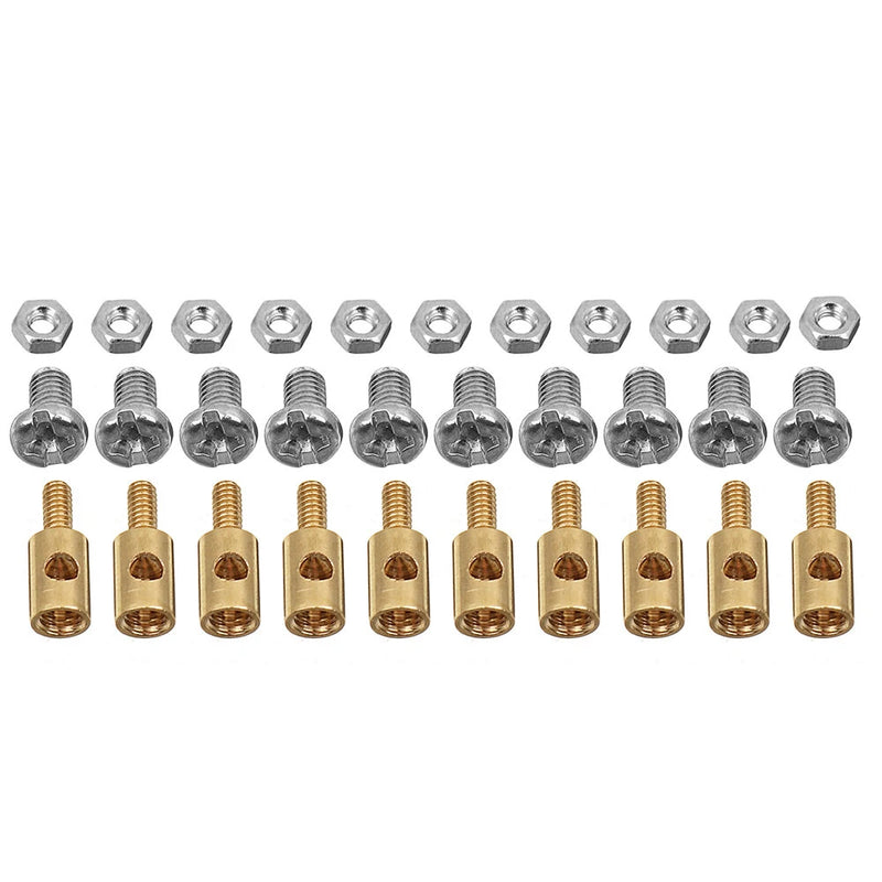 50Pcs 3.1mm Adjustable Pushrod Connectors Linkage Stoppers For RC Airplane
