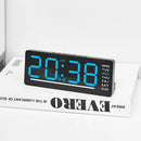 Mini Digital Table Clock LED Alarm Clock Temp 5 Levels Adjustable Brightness 12/24H Bedroom Electronic Desktop Clock Home Decor