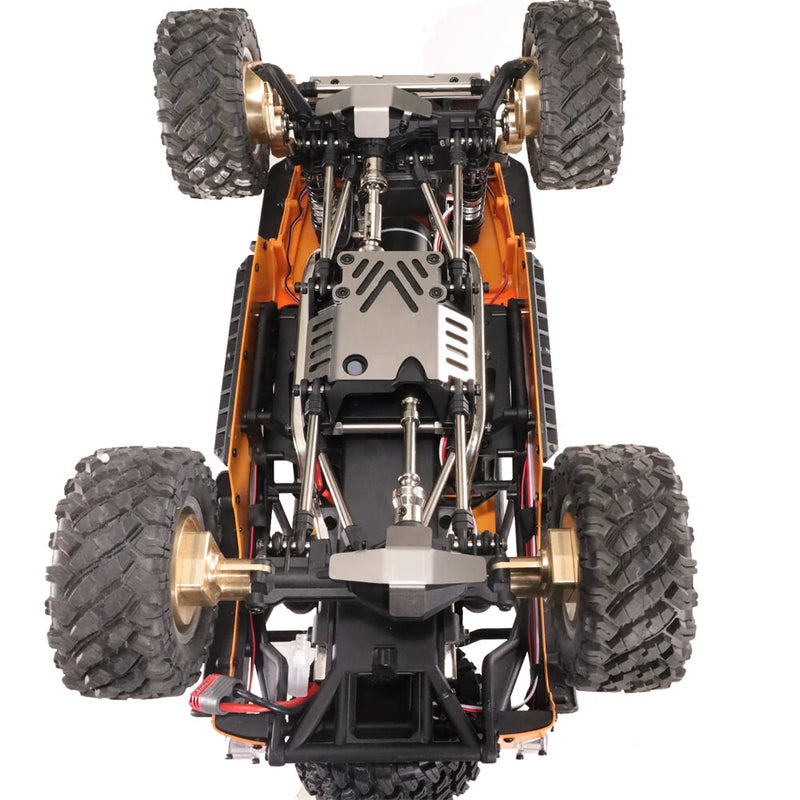 Upgrated Metal Accessories 304 Chassis Armor Kit for MJX 1/12 H12Y H12Y+ RC Car Vehicle Models Spare Parts