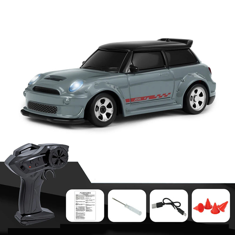KFPLAN KF33 RTR 1/64 2.4G 4WD Mini Drift RC Car Sports LED Light High Speed On-Road Micro Racing Remote Control Vehicles Models Desktop Ornaments Toys
