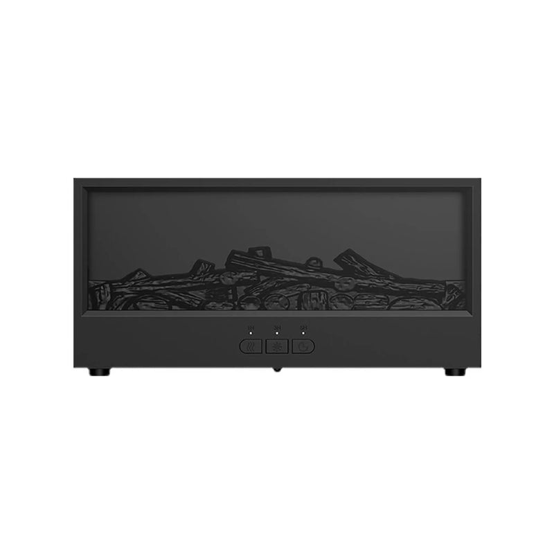 Kinscoter 3D Fireplace Aromatherapy Machine Simulation Flame Humidifier Automatic Aromatherapy Machine Desktop Large Fog Remote Control Aromatherapy Machine