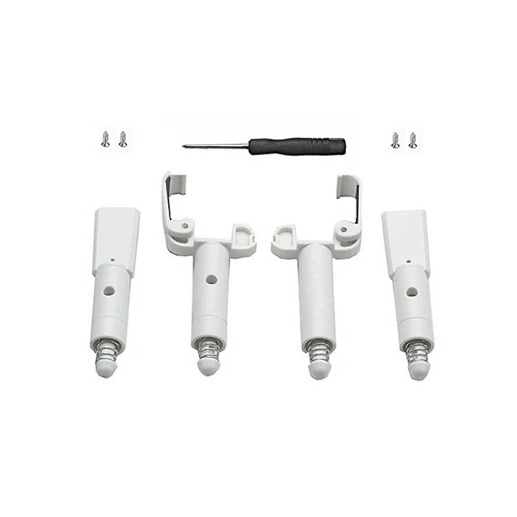Spring Heightened Extended Landing Gear Skid Shock Absorber Leg Tripod with Propeller Props Blade Set for SJRC F22 / F22S 4K PRO RC Drone Quadcopter