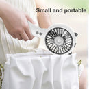 500mAh 3 Speed Mini Portable Electric Fan Spray Water Misting Camping USB Air Conditioner Rechargeable Cordless Cooling Handheld Fan