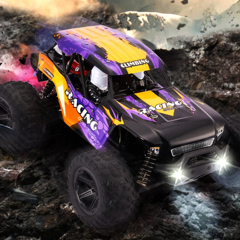 HX 1/14 2.4G 4WD RC Car Vehicle LED Light Off-Road High Speed Truck RTR Full Proportional Models Toys
