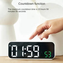 Multifunctional LED Clock 12/24H Digital Wall Alarm Clock LED Temperature Date Display Week Night Mode Table Clock Minimalist