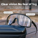 ROCKBROS SP350 Photochromic Cycling Goggles Anti-Fog HD Large-frame Lens Outdoor Sports UV400 Protection Sunglasses