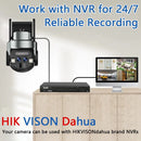 4K 6MP HD Dual-lens WiFi Surveillance Camera 10X Zoom Outdoors Night Vision Human Detection IP66 Waterproof Two-way Audio Monitoring Home Security Cameras
