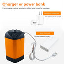 Portable Electric Shower Pump Outdoor Camping Shower IPX7 Waterproof with Digital Display for Camping Hiking Backpacking Travel