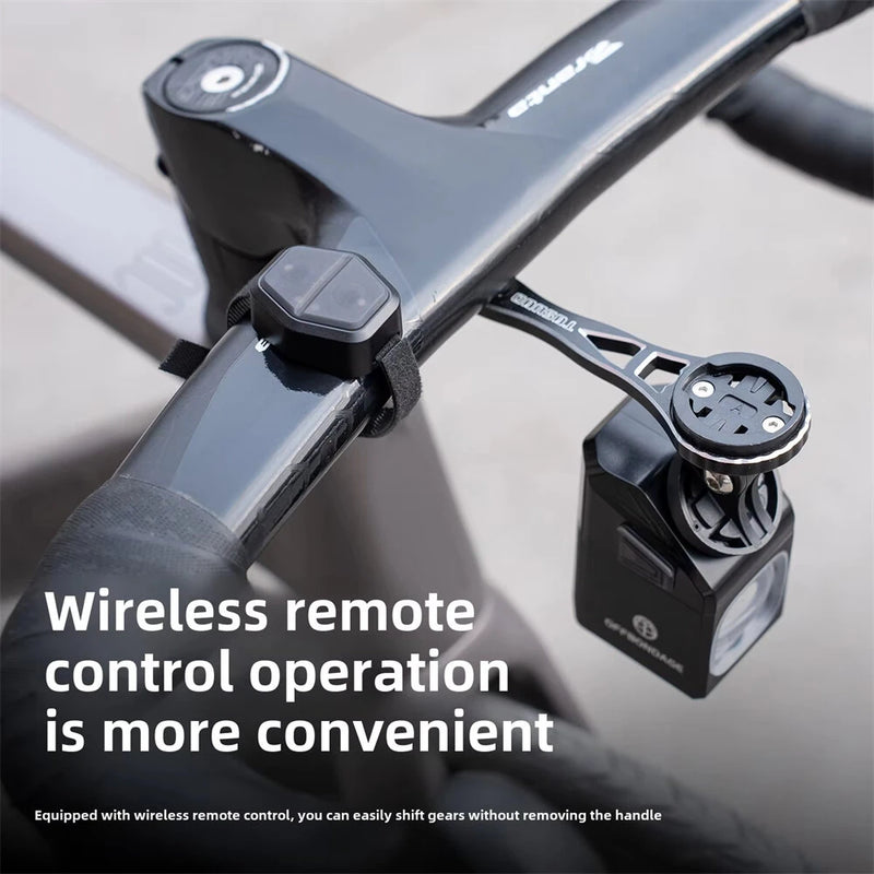 OFFBONDAGE N5 1000LM Wireless Remote Control Bicycle Headlight Type-C Charging IPX4 Waterproof Front Bike Light for MTB Ride Night Riding