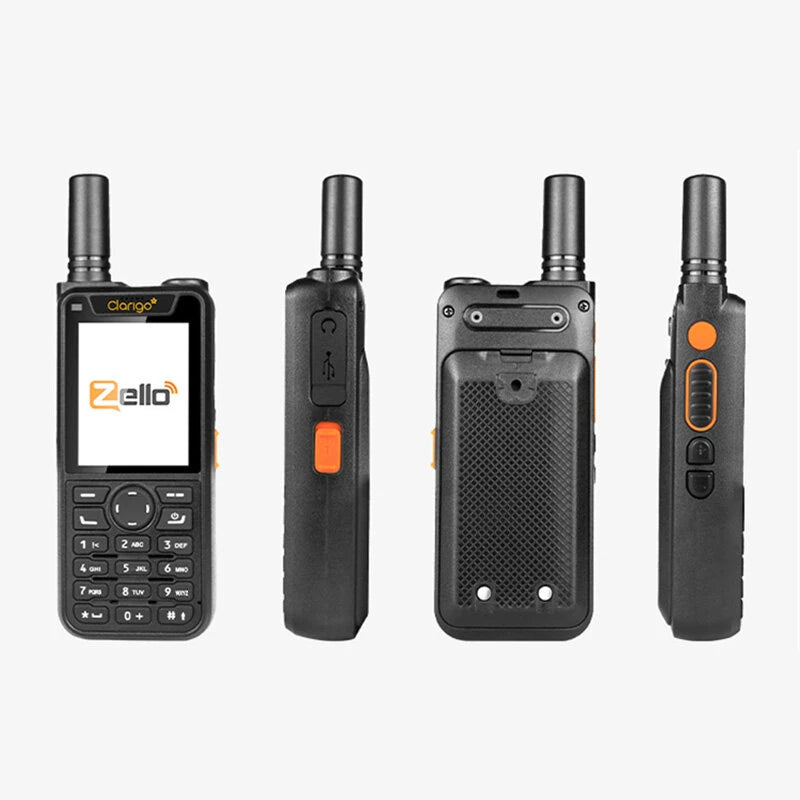 V1-920 Zello Walkie Talkie 4G Global Network Bluetooth GPS Navigation Wi-Fi Dual SIM Android 9.0 4000mAh Battery