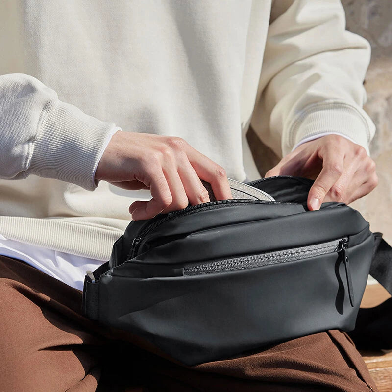Xiaomi Mijia 2.25L Backpack Sling Bag Waterproof Small Size Leisure Shoulder Type Chest Bags Unisex Rucksack Crossbody Bag