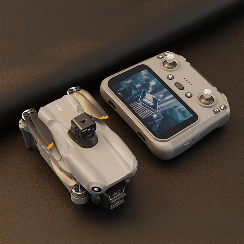 LYZRC L300 Ultra GPS 5G Digital FPV with 5.9inch Touchable LCD Screen Controller 4K HD Dual Camera Servo Gimbal 360 Obstacle Avoidance Brushless Foldable RC Drone Quadcopter RTF