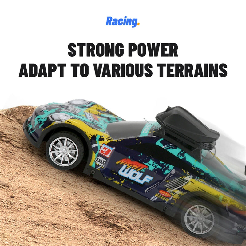 LH C076S RTR 2.4G 2WD Drift RC Car Camera High Speed Racing Vehicles Remote Control LED Light Toys Models