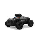Turbo Racing C82 RTR 1/76 2.4G Mini RC Car Police Off-Road Truck LED Lights Full Proportional Vehicles Model Kids Children Toys