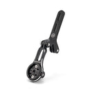 ROCKBROS Extendable Bike Computer Mount Aluminum Alloy Out-Front Holder For Garmin Bryton Wahoo Headlight