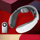 Cervical Massager Neck Shoulder Multifunctional Neck Massager Electromagnetic Pulse Heating Neck Protector with 4 Modes Massage