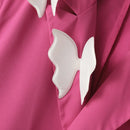 INCERUN Men Blazer Stylish Butterflies Design Long Sleeve Suit Jacket for Fashion-Forward Party Male Top Clothing