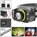 Bikight Smart Sensor USB Rechargeable LED Headlamp Zoom Headlight Fishing Accessories Work Light Camping Head Lamp Flashlight
