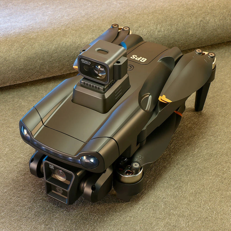 WLRC V198 PRO MAX GPS 5G WiFi FPV with 1080P HD Dual Camera Servo Gimbal 360 Obstacle Avoidance Optical Flow Hover Brushless Foldable RC Drone Quadcopter RTF