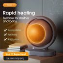 IPRee Portable Electric Heater for Home Office 380W Desktop Fan Mini Hot Air Stove Radiator Low Consumption Winter Room Warmer