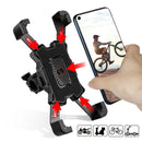Universal Bike Holder 360 Adjustable Shockproof Anti-fall Handlebar Holder Suit for 4.8-6.8 Inch Cell Phones for Motorcycle Bicycle Scooter Bracket
