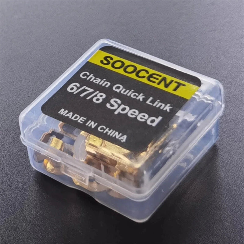 XANES 5Pair Bicycle Chain Link Connector Chain Magic Buttons 6-12 Speed Bicycle Cycling Quick Master Links for Mountain Bike