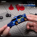 WHOOSH H1 H2 RTR 1/43 2.4G 4WD Subaru Officially Licensed Drift RC Car with Gyro Full Proportional Remote Control Mini Race LED Light High-Speed Motor On-Road Racing Vehicle Model Boys Gifts Toys