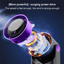 IPRee Mini Cooling Fan Silent Portable Bladeless Fan 100 Level Desktop Fan USB Rechargeable Digital Display High-Speed Circulating Fan