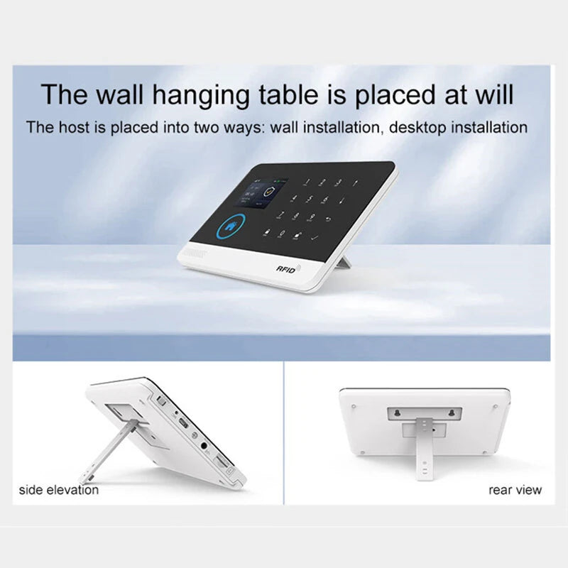 PGST PG-103 Tuya Wireless Alarm System for Home Burglar Security WiFi GSM APP Voice Control Support Alexa Google Assistant