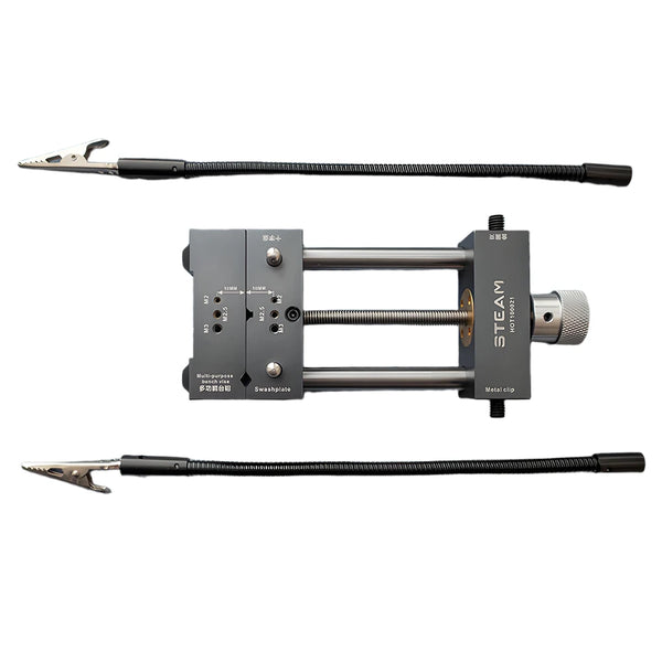 STEAM-RC HOT10021 Tool Rack Universal Welding Clip for Black Helicopter Model 3D Flight Adjustment
