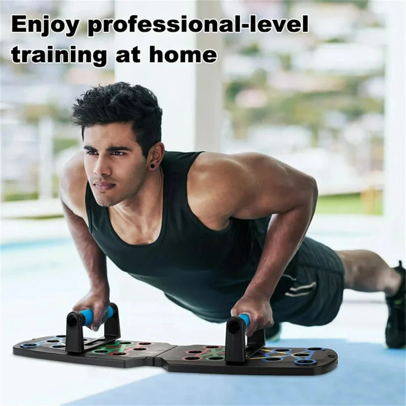 KALOAD 28 in 1 Folding Push Up Board 300kg Load-bearing Sport Plank Abdominal Chest Push-Ups Stands for Fitness Workout Home Gym Exercise
