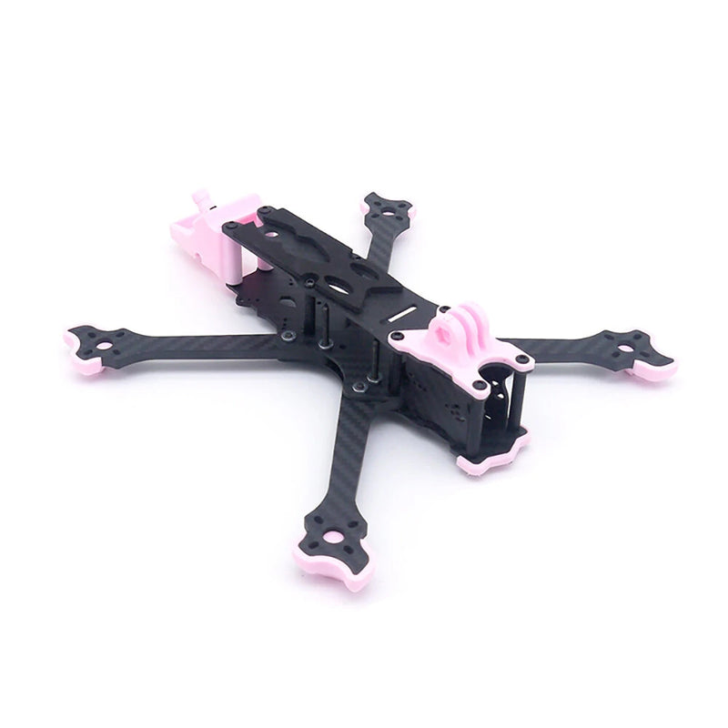 Teosaw Cockroach V6 225mm Wheelbase 5 Inch X-Type Frame Kit Support Analog / DJI O3/ Vista for DIY Freestyle RC FPV Racing Drone