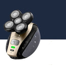 5-in-1 Electric Shaver Razor Rechargeable Shaver Washable 5 Blade Bald Head 4D Floating Cutting IPX7 Waterproof for Men