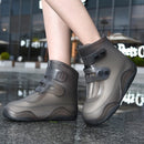 XANES 1Pair Bicycle Protective Gear Waterproof Non-slip Shoe Covers Easy Double Buckle Design Outdoor Reusable Overshoes Elastic Rain Boots Unisex