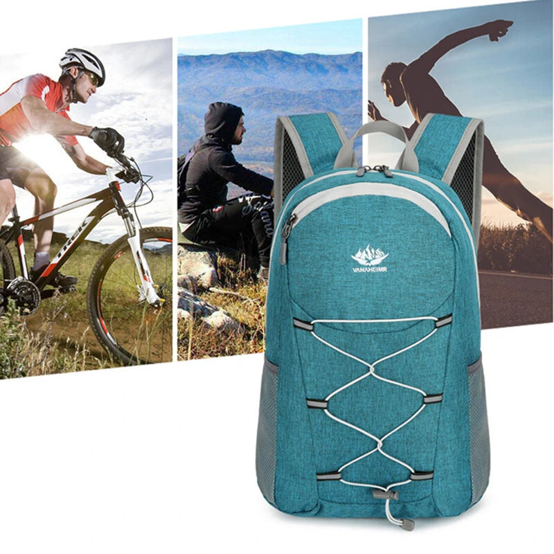 Outdoor Large Capacity Folding Bag Portable Hiking Bag Travel Backpack Men'S And Women'S Backpacks