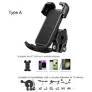 XANES YYS-443 Phone Holder 4.7"-6.8" Adjustable Phone Clip Stand Shockproof Portable Bike Holder Phone Bracket for Bicycle Motorcycle