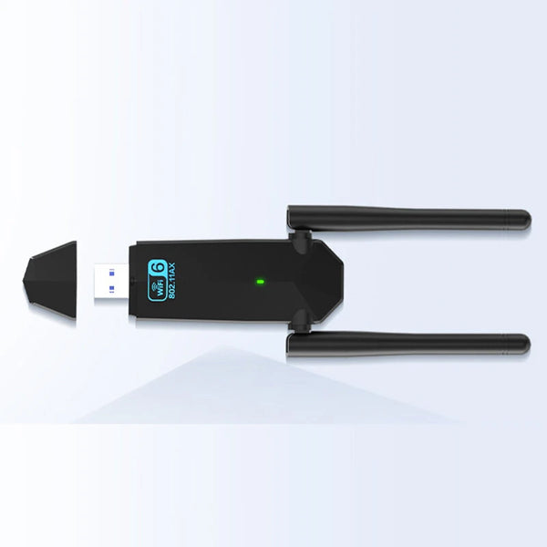 CINFAST AX1800M WiFi6 Wireless Network Card 2.4GHz 5GHz Dual Band USB3.0 WiFi Receiver Transmitter Adapter with 2 External High-gain Antennas