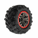 2PCS Hub Wheel Rim & Tires For 9125 1/10 2.4G 4WD RC Car Parts No.25-ZJ02