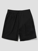 Mens Ethnic Geometric Funny Face Pattern Patchwork Corduroy Shorts