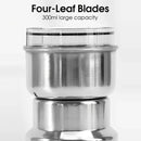 Home Kitchen Electric Milling Machine Multipurpose Electric Coffee Bean Grinding Tool Stainless Steel Milling Machine for Seeds Spices Herbs Nuts Coffee Grinder