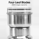 Home Kitchen Electric Milling Machine Multipurpose Electric Coffee Bean Grinding Tool Stainless Steel Milling Machine for Seeds Spices Herbs Nuts Coffee Grinder